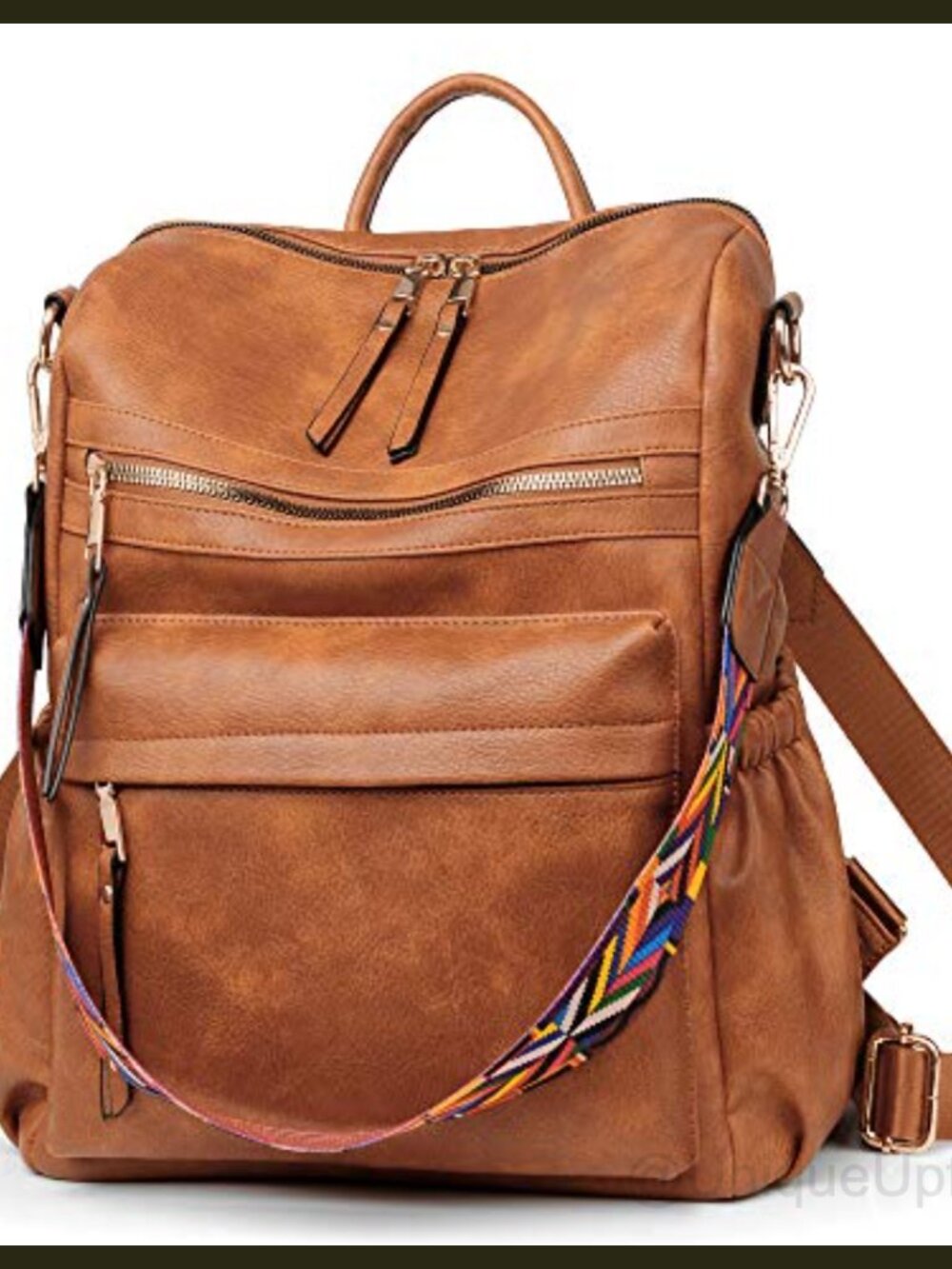 Womens PU Leather Backpack Purse Travel Designer Shoulder Bag